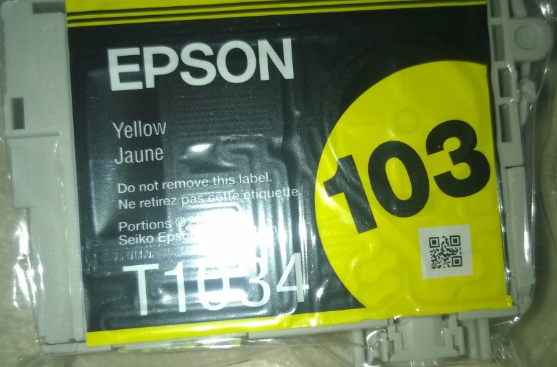  CARTUCHO EPSON 103 INICIO YELLOW