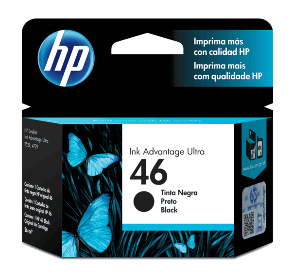 CARTUCHO DE TINTA HP 46 BLACK