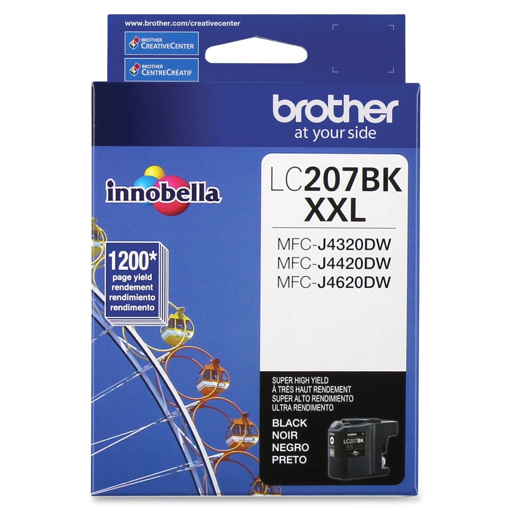 CARTUCHO BROTHER LC207BK XXL NEGRO