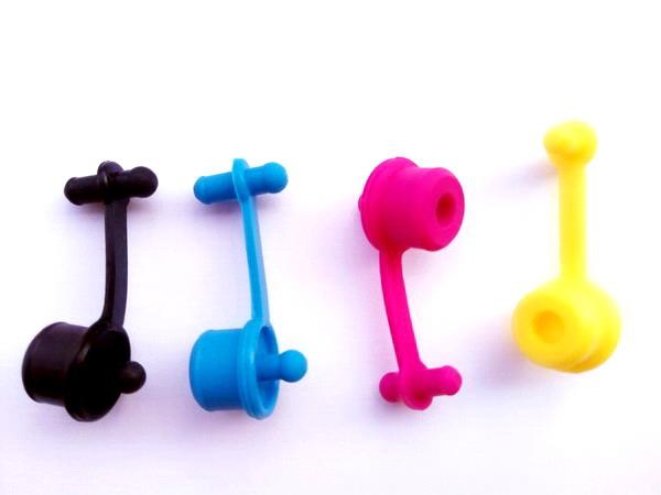 TAPONES PARA SISTEMA DE TINTA CONTINUA JUEGO DE 4 PIEZAS