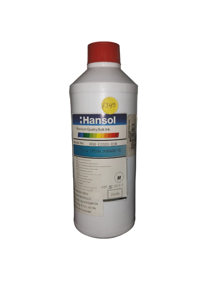  TINTA DURABRITE EPSON 1L MAGENTA HANSOL