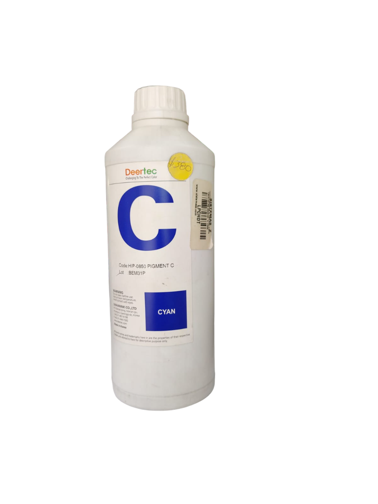 TINTA PIGMENTADA HP CYAN 1L DEERTEC