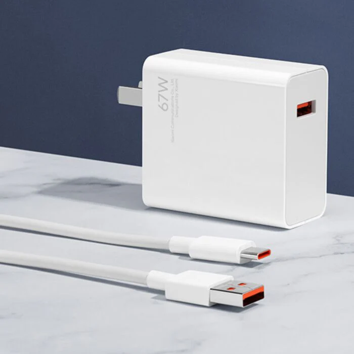 CARGADOR XIAOMI DE 67W USB A TIPO C