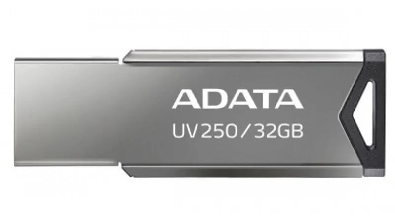 Memoria USB 2.0 ADATA UV250, Plata, 32 GB, USB tipo A