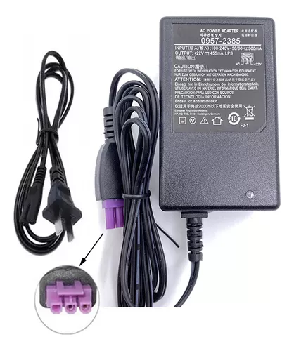 ADAPTADOR DE CA PARA IMPRESORA HP 22V 455mA