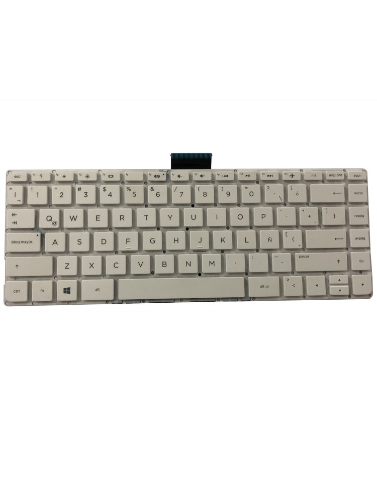 TECLADO PARA LAPTOP HP BLANCO 
