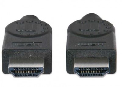 306126 HDMI Macho a HDMI Macho, Blindado, Negro, 3 m 4K@30Hz, 3D
