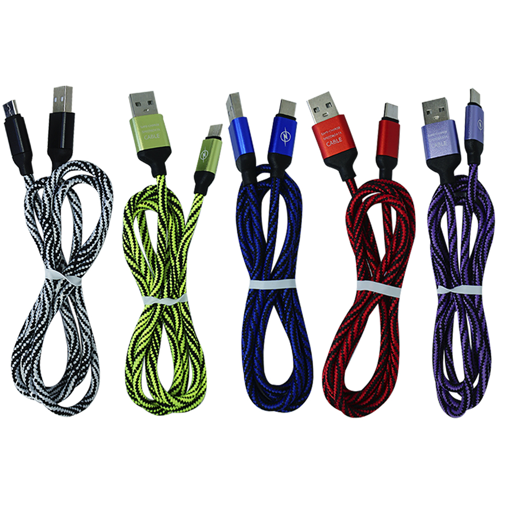 CABLE USB REFORZADO TIPO USB A C