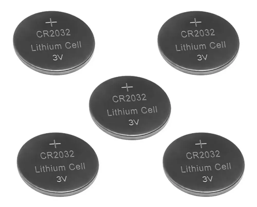 Batería tipo boton CR2032 para Glucómetro 210mah 3Vcc