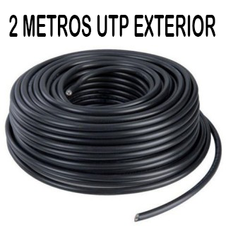 ROLLO DE CABLE UTP EXTERIOR GHIA PONCHADO 2 METROS