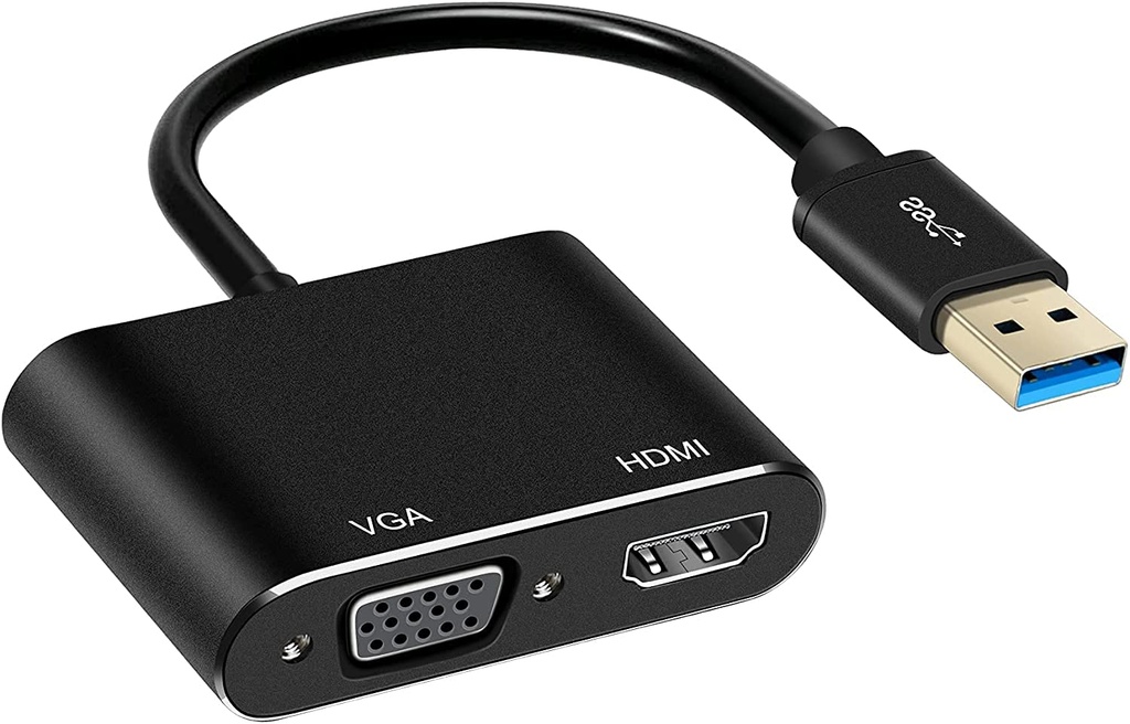  ADAPTADOR USB A VGA-HDMI