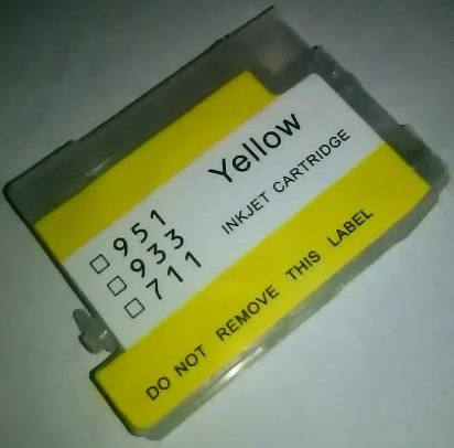  CARTUCHO 933 YELLOW PARA CISS (VACIO)