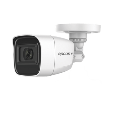 EPCOM AUDIO POR COAXITRON / Bala TURBOHD 2 Megapixel (1080p) / Gran Angular 106° / Lente 2.8 mm / 25 mts IR EXIR / Exterior IP66 / 4 Tecnologías / dWDR