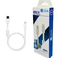 CABLE USB 2.0 A TIPO C 1.5 METRO USO RUDO CARGA RAPIDA BLANCO CAB150