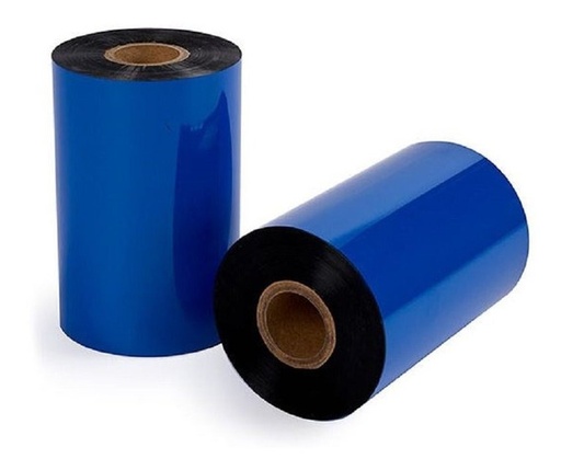 RIBBON DE CERA 110mm X 300m PARA IMPRESORA DE ETIQUETAS TERMICA
