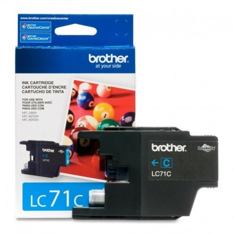 CARTUCHO BROTHER DE INICIO LC71C CYAN  