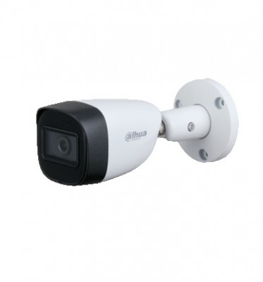 DAHUA HAC-HFW1200CMN-A-Camara Bullet 2MP/ Lente de 2.8 mm/ Microfono Integrado(AUDIO)/ 101 Grados de Apertura/ IR de 30 Mts/ IP67/ Soporta CVI/CVBS/AHD/TVI