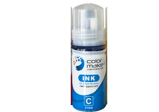 TINTA PARA SUBLIMACION CYAN COLOR MAKE 70GR
