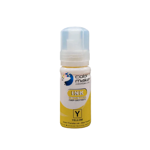 TINTA PARA SUBLIMACION YELLOW COLOR MAKE 70GR