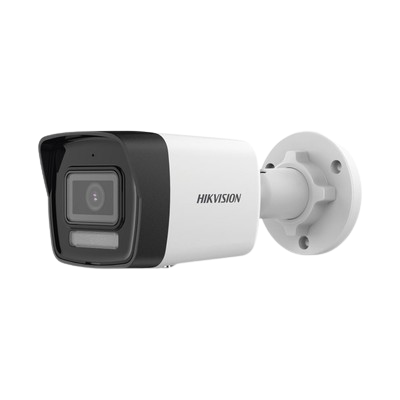 HIKVISION Bala IP 6 Megapixel / Lente 2.8 mm / Dual Light (30 mts IR + 20 mts Luz Blanca) / Micrófono Integrado / ACUSENSE Lite / Exterior IP67 / H.265 / PoE / ONVIF