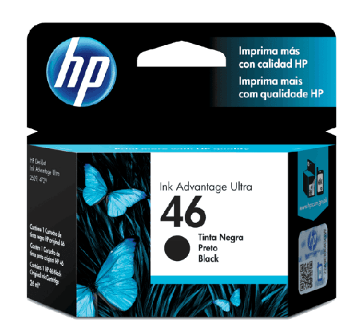 CARTUCHO DE TINTA HP 46 BLACK