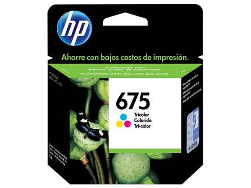 CARTUCHO HP 675 TRICOLOR