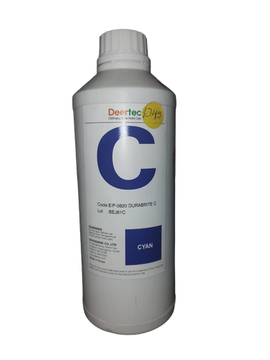  TINTA DURABRITE EPSON  1L  CYAN DEERTEC 