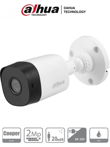 DAHUA HAC-B1A21-28 - Cámara Bala de 2 Megapíxeles