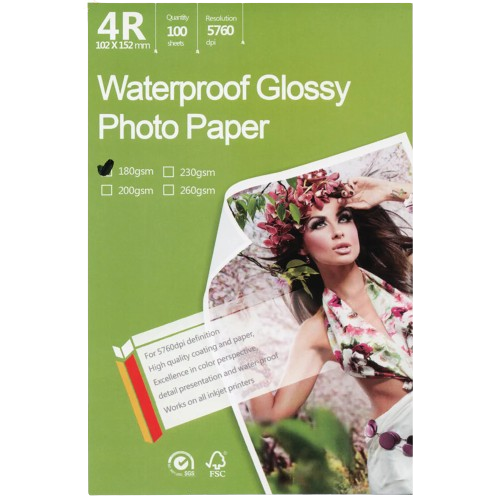 VICTORYNK Papel Fotografico Glossy A6 (10.5 x 14.8 cm) 20 Hojas 200gr