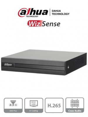 DAHUA XVR1B08-I - DVR de 8 Canales 1080p Lite/ WizSense/ Cooper-I/ H.265+/ 8 Canales+2 IP o Hasta 10 Ch IP/4 Canales con SMD Plus/Busqueda Inteligente