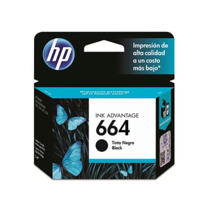 Cartucho de Tinta HP 664 Advantage Original Color Negro