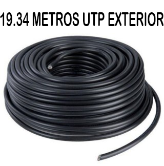 ROLLO DE CABLE UTP GHIA EXTERIOR PONCHADO 19.34 METROS