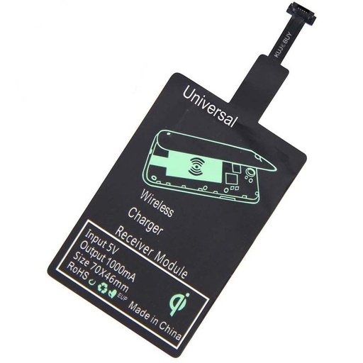 LLC INTEGRAL RECEPTOR QI Receptor de cargador inalámbrico.