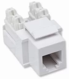 Conector Jack Intellinet Rj11/12, Cat 3, Para Telefonia De Imacto, (210843) Blanco