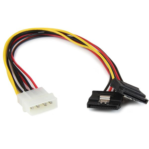 ADAPTADOR STARTECH DE 30 CM DIVISOR MOLEX 4 PINES LPA A DOBLE SATA UPC 065030848923.