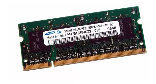 MEMORIA RAM SAMSUNG DDR2 2GB 5300S