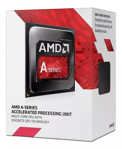 Procesador gamer AMD A6-Series A6-7480 AD7480ACABBOX de 2 núcleos y 3.8GHz de frecuencia con gráfica integrada