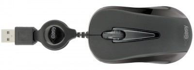 Mouse PERFECT CHOICE EASY LINE, Negro, 3 botones, USB, Óptico, 1000 DPI