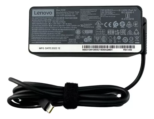CARGADOR ORIGINAL LENOVO TIPO C 65W 3.25A 5-10W
