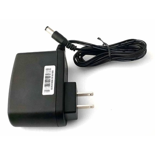 CARGADOR GENERICO PUNTA NEGRA MEDIANA 12V-1.5A 