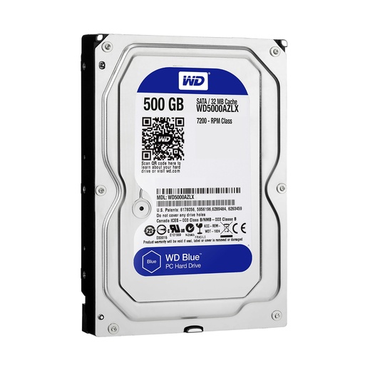 DISCO DURO MECANICO SATA 3.5 NEW PULL WESTERN DIGITAL BLUE 500GB 