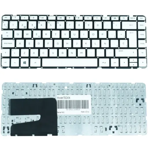 TECLADO COLOR BLANCO PARA HP PAVILION 14-N005 LA N007LA N009LA