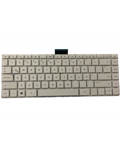 TECLADO PARA LAPTOP HP BLANCO 