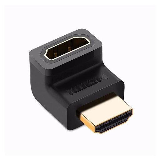 ADAPTADOR UGREEN HD112 HDMI MACHO A HEMBRA EN ÁNGULO RECTO HACIA ARRIBA 4K