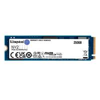 UNIDAD DE ESTADO SOLIDO INTERNO 250GB KINGSTON SNV2S NV2 M.2 2280 NVME PCIE GEN 4X4 LECT. 3000 ESCRIT. 1300 MBS PC LAPTOP MINI PC (SNV2S / 250G)