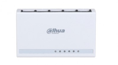Switch para Escritorio de 5 Puertos DAHUA DH-PFS3005-5ET-L / No administrable / Fast Ethernet 10/100Mbps / Diseño Compacto / Capa 2 / Switching 1 Gbps/
