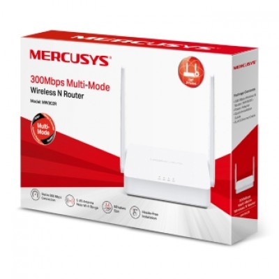 ROUTER INALÁMBRICO N MULTIMODO A 300MBPS MERCUSYS MW302R CON COBERTURA AMPLIA Y WIFI MÁS RÁPIDO EN CADA DISPOSITIVO