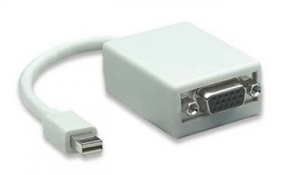 322508 Adaptador Mini DisplayPort a VGA, Conecta una fuente con mini-DisplayPort a un cable para monitor VGA.