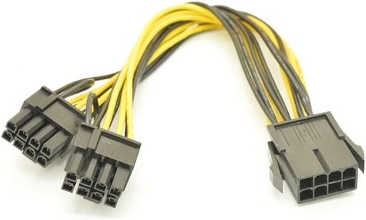 CABLE DIVISOR PARA TARJETA GRAFICA 8 PINES PCI EXPRESS