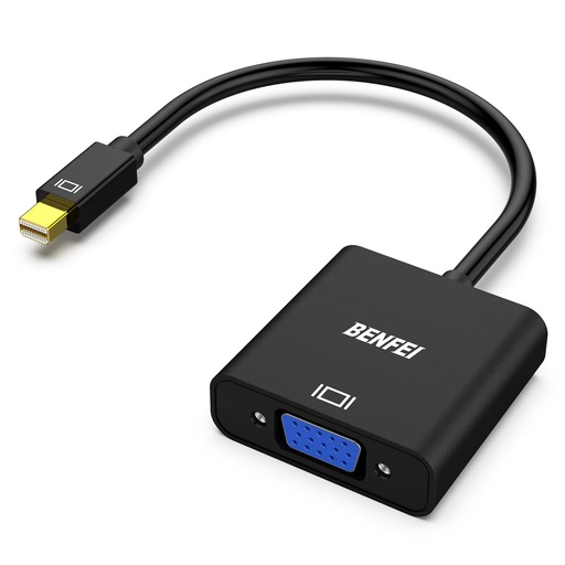 ADAPTADOR MINI DISPLAYPORT MACHO A VGA HEMBRA